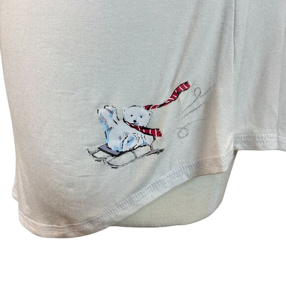 Vera Bradley I Wanna Be A Bear Long Raglan Sleeve Pullover NIght Tee M NWT - Picture 4 of 8